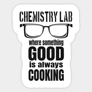 Chemist Laboratory Funny Chemistry Sticker